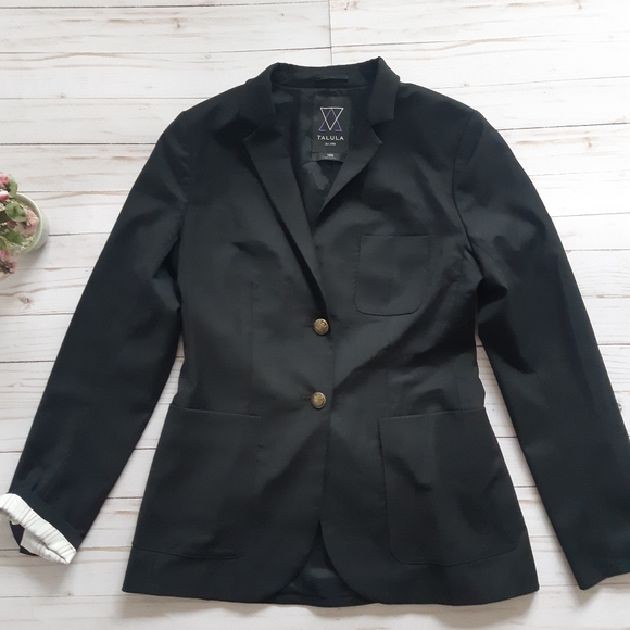 Aritzia Jackets & Blazers - ARITZIA TALULA Exeter Blazer Black Button Up
